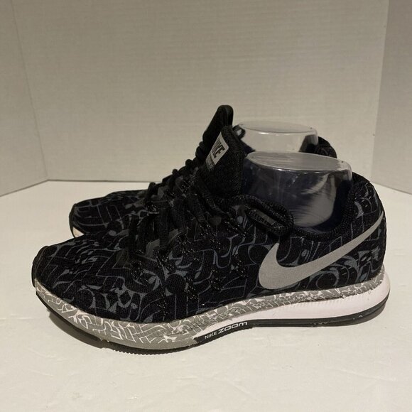 Nike Pegasus 33 Women's Size 8 Air Zoom Rostarr Running Shoes Black 859893-001 - Picture 6 of 14